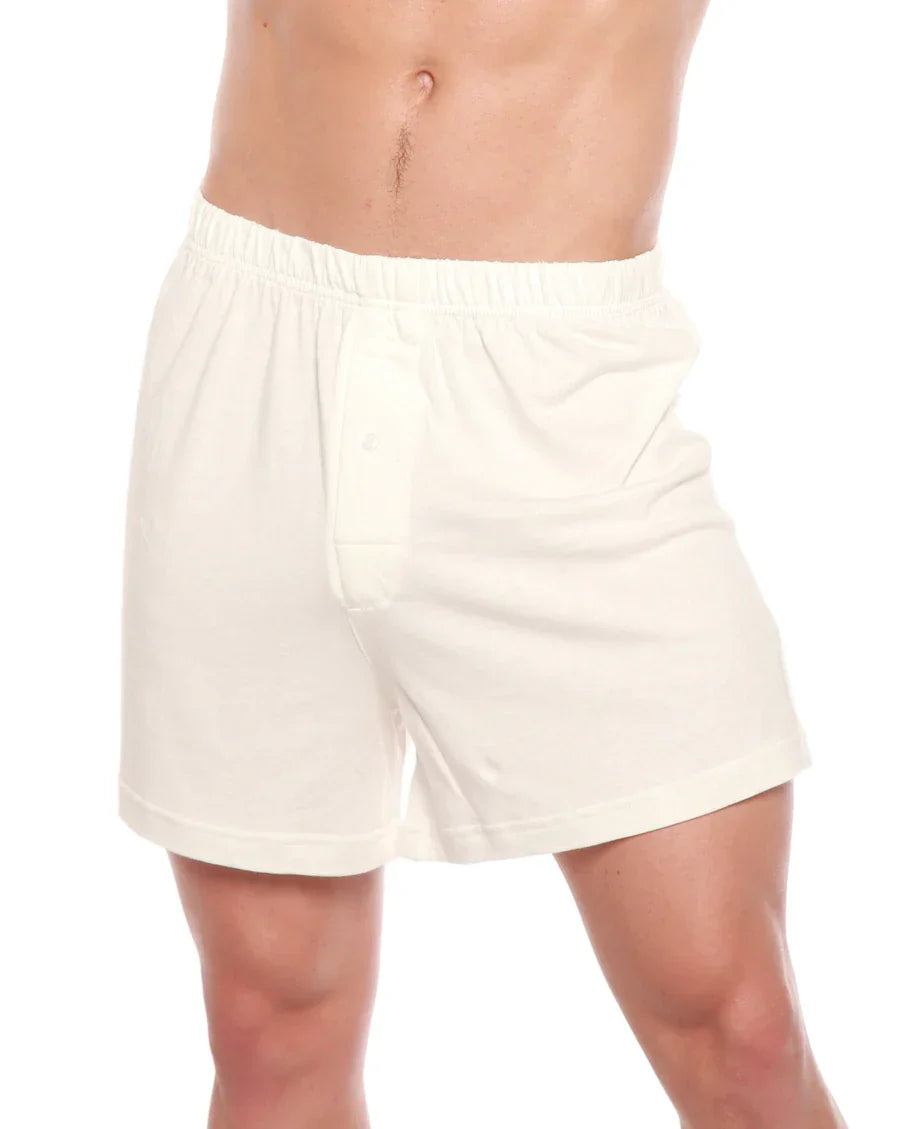 Boxers de Bambú para Hombre – Pack de 5, Crema